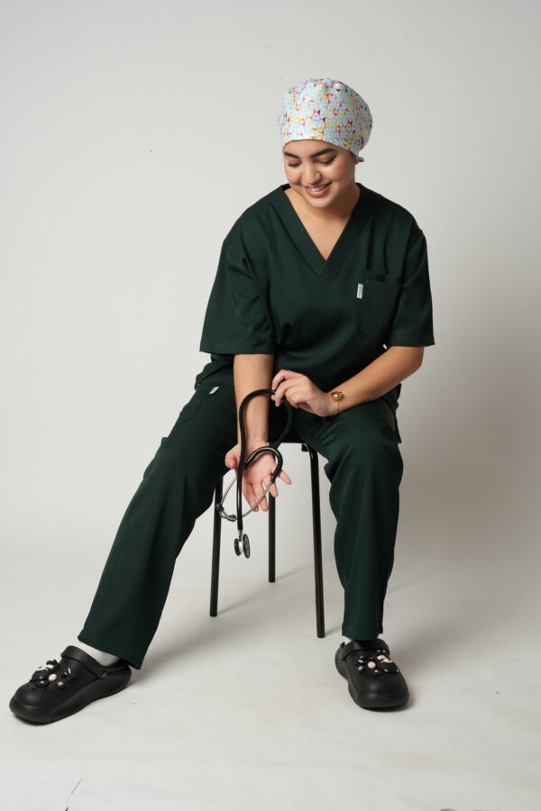 TENUE DE BLOC EN VERT BOUTEILLE – Image 2