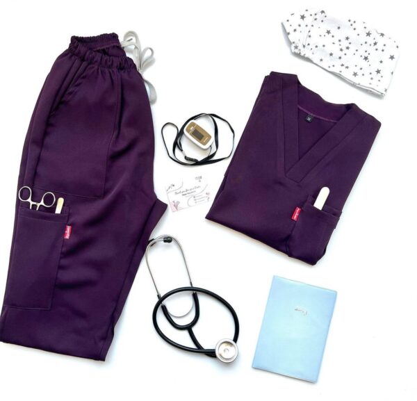 TENUE DE BLOC AUBERGINE
